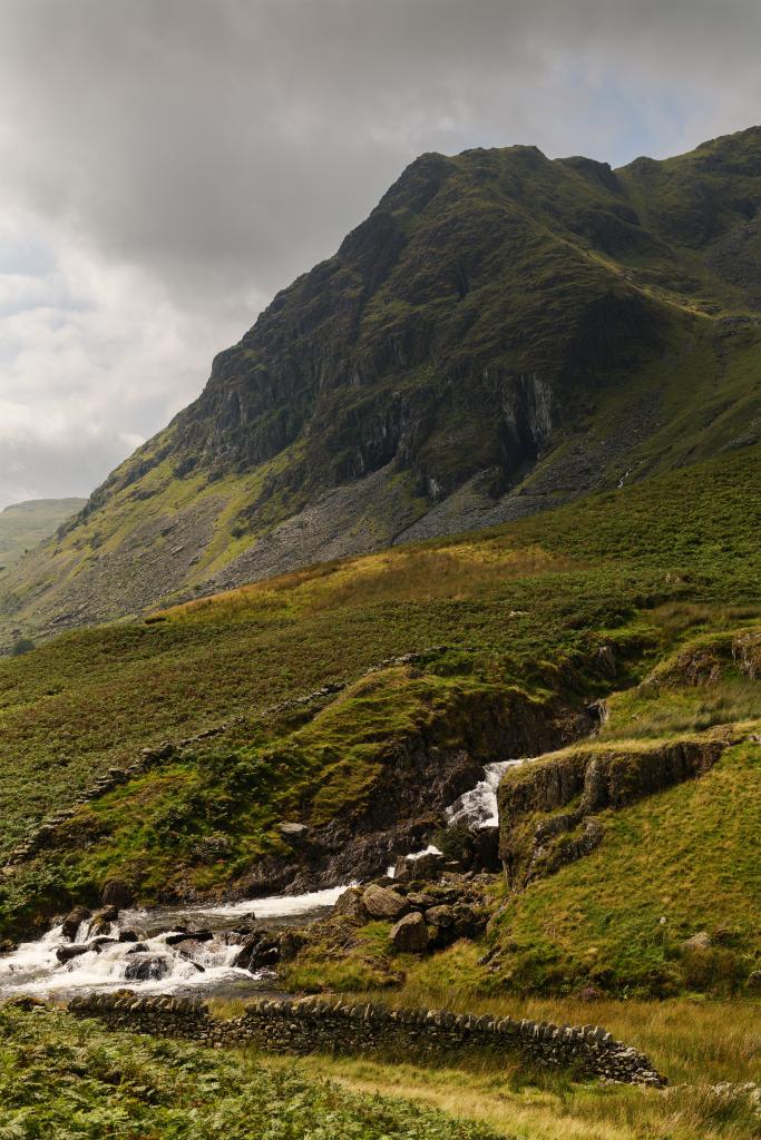 Rainsborrow Crag watches over the upper Kentmere valley